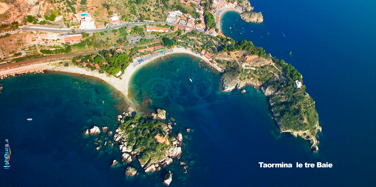 Le tre Baie a Taormina