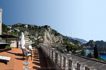 Castello dei Principi Villa for rent in Capotaormina Castello dei Principi a Isola Bella Taormina