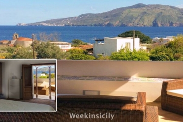 Aeolian apartment in Salina