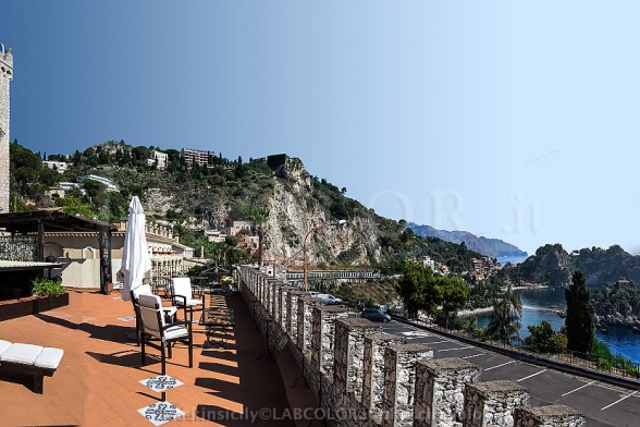 Castello dei Principi Villa for rent in Capotaormina Castello dei Principi a Isola Bella Taormina