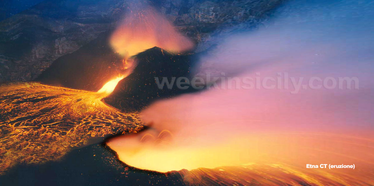 Lava dell'Etna (vista aerea)